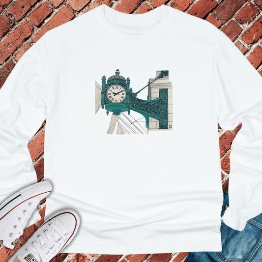 Marshall Clock Long Sleeve - White