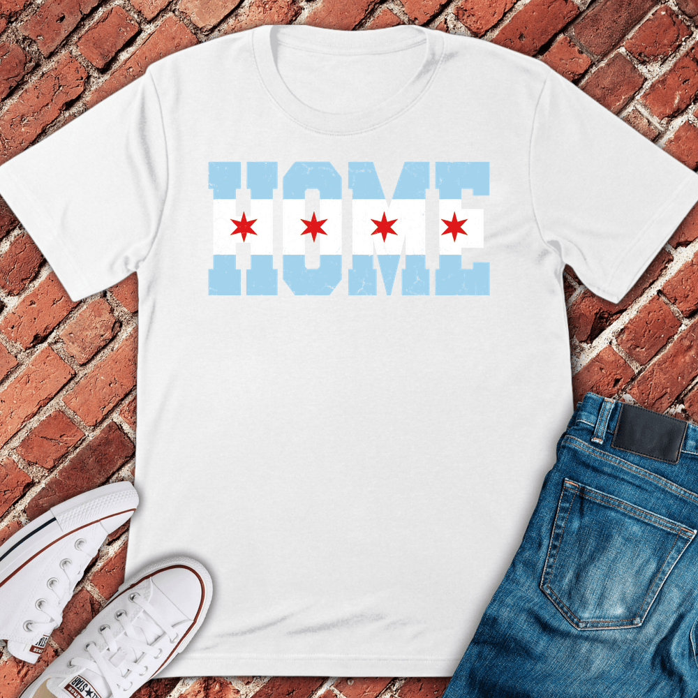Chicago Home T Shirt - White