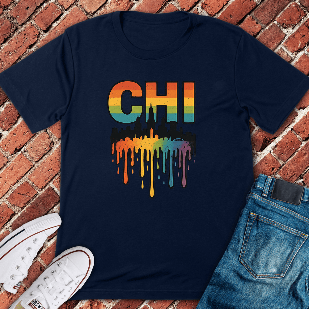Chi Rainbow Skyline T-Shirt