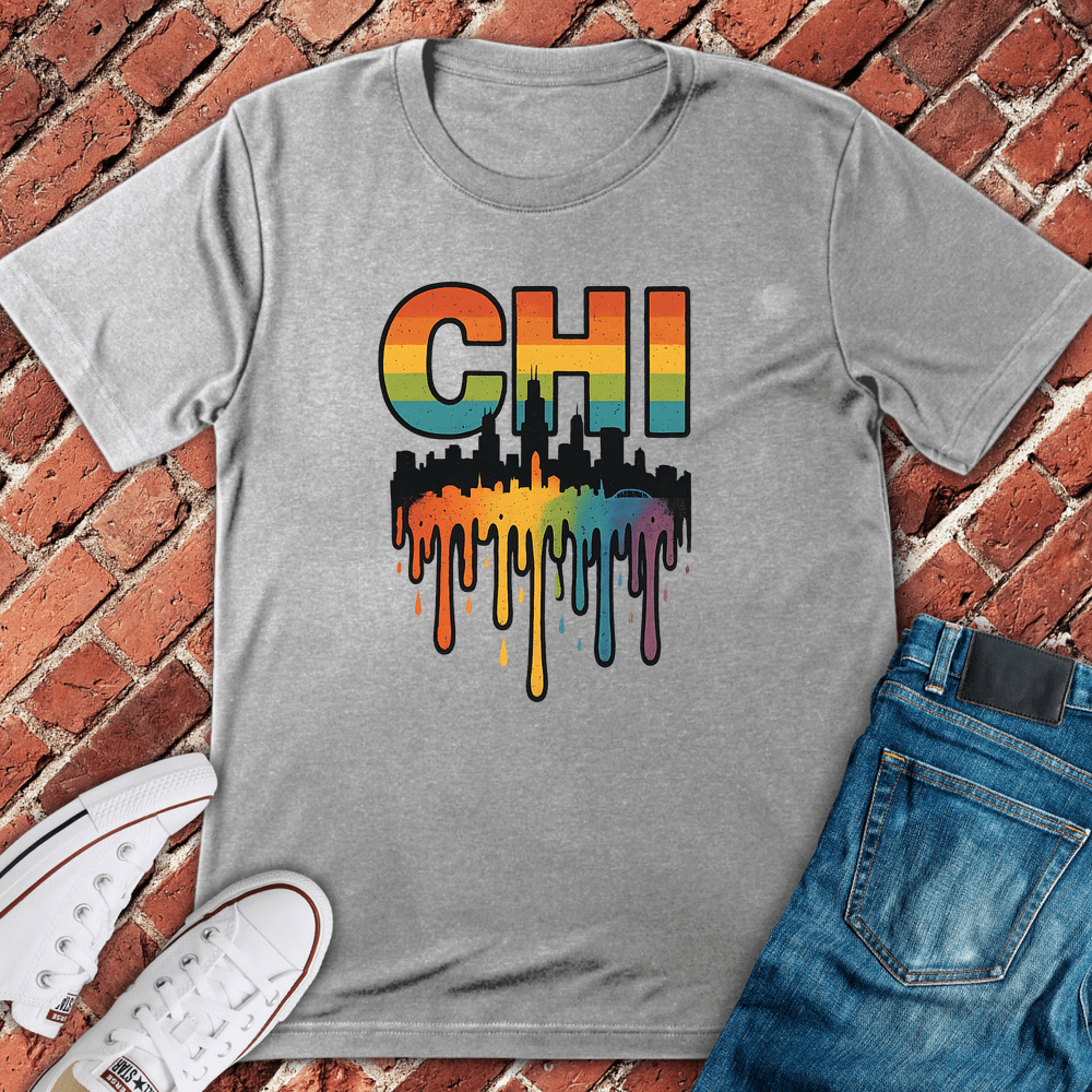 Chi Rainbow Skyline T-Shirt