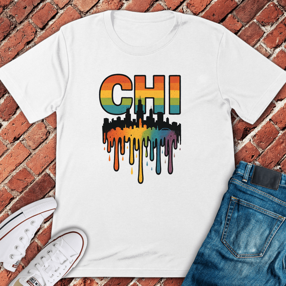 Chi Rainbow Skyline T-Shirt