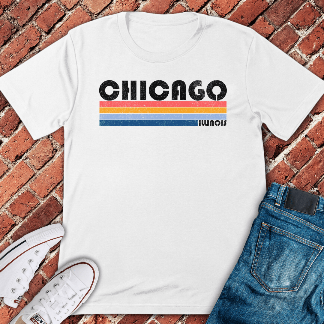 Chicago Illinois Retro T-Shirt