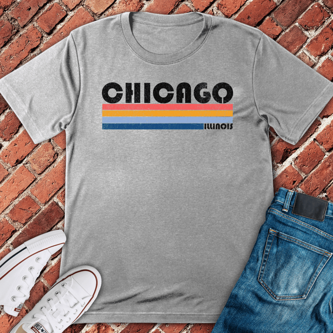 Chicago Illinois Retro T-Shirt