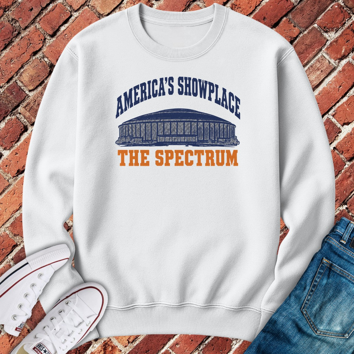 Spectrum Showplace Crewneck - White