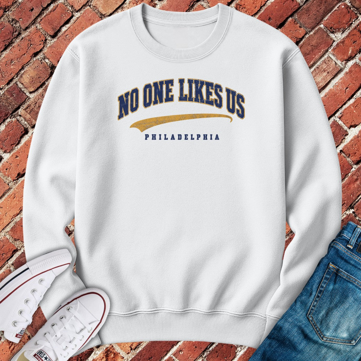 Philly Chant Crewneck - White