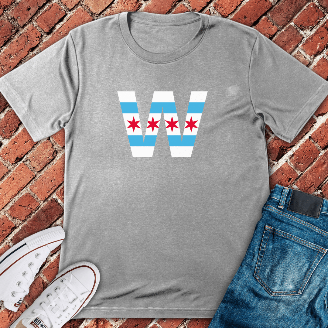W Chicago Flag T-Shirt
