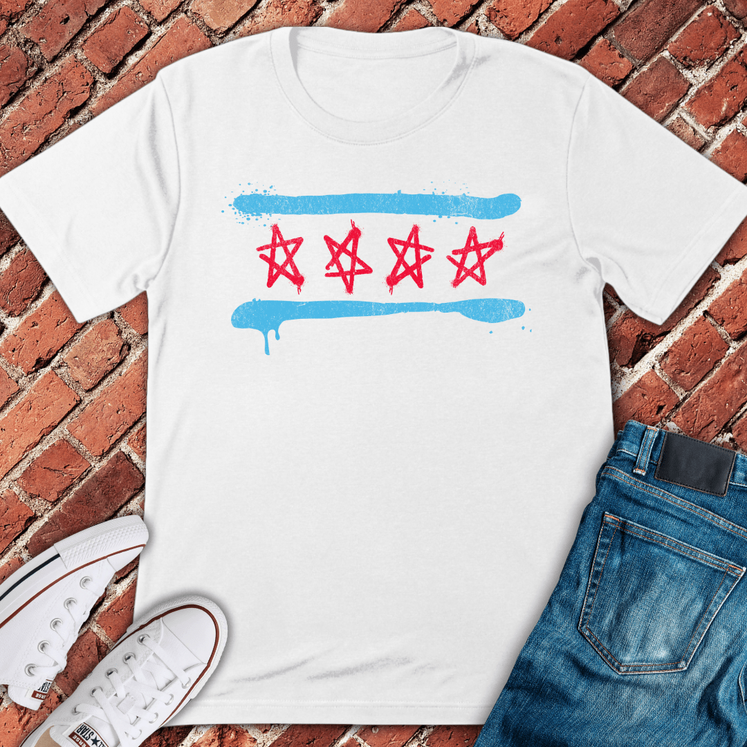 Spray Paint Flag T-Shirt
