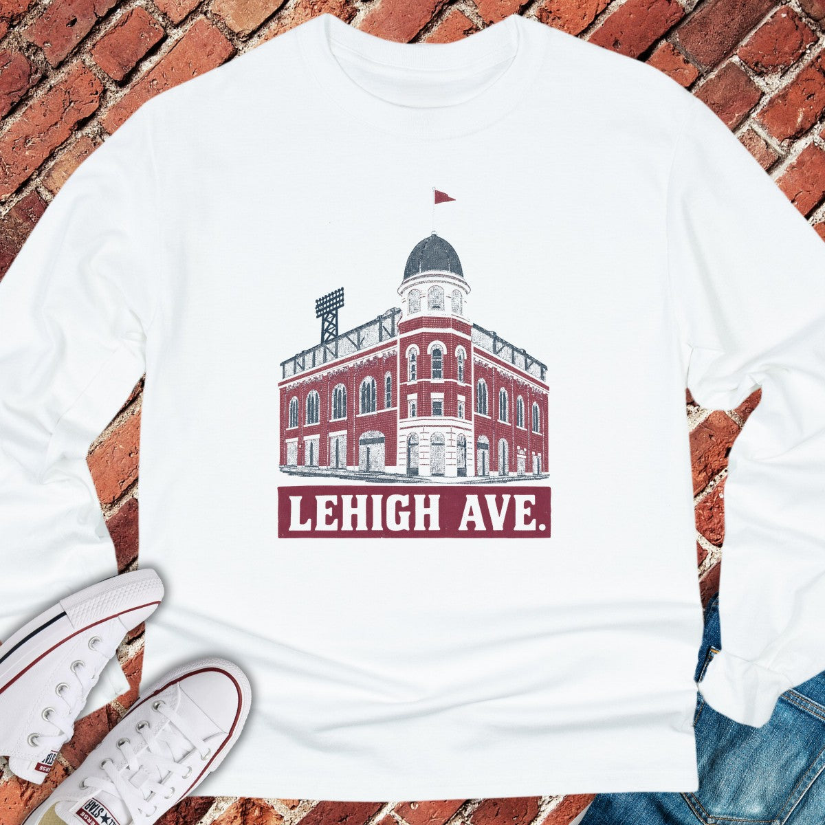 Lehigh Avenue Long Sleeve - White