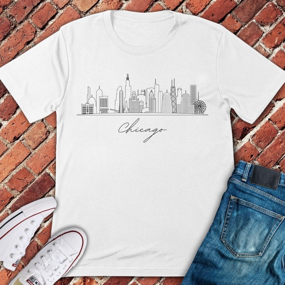 Chicago Detailed Skyline T-Shirt