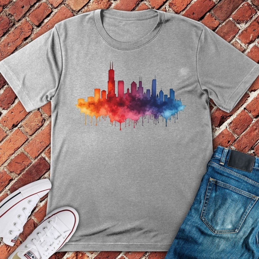 Chicago Rainbow Skyline T-Shirt