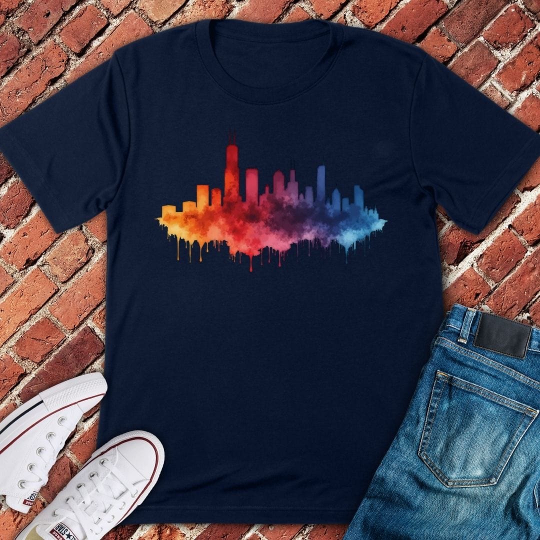 Chicago Rainbow Skyline T-Shirt