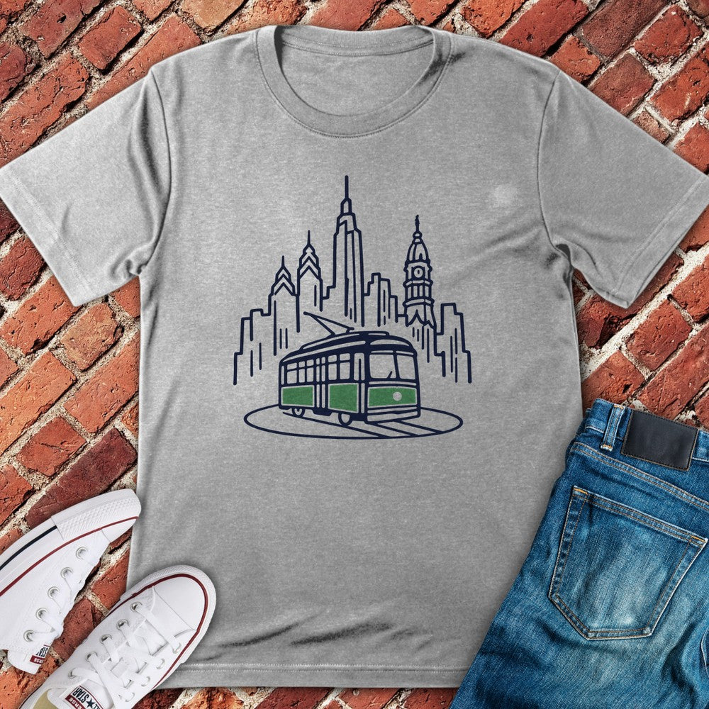 Skyline Trolley T-Shirt - Sport Grey