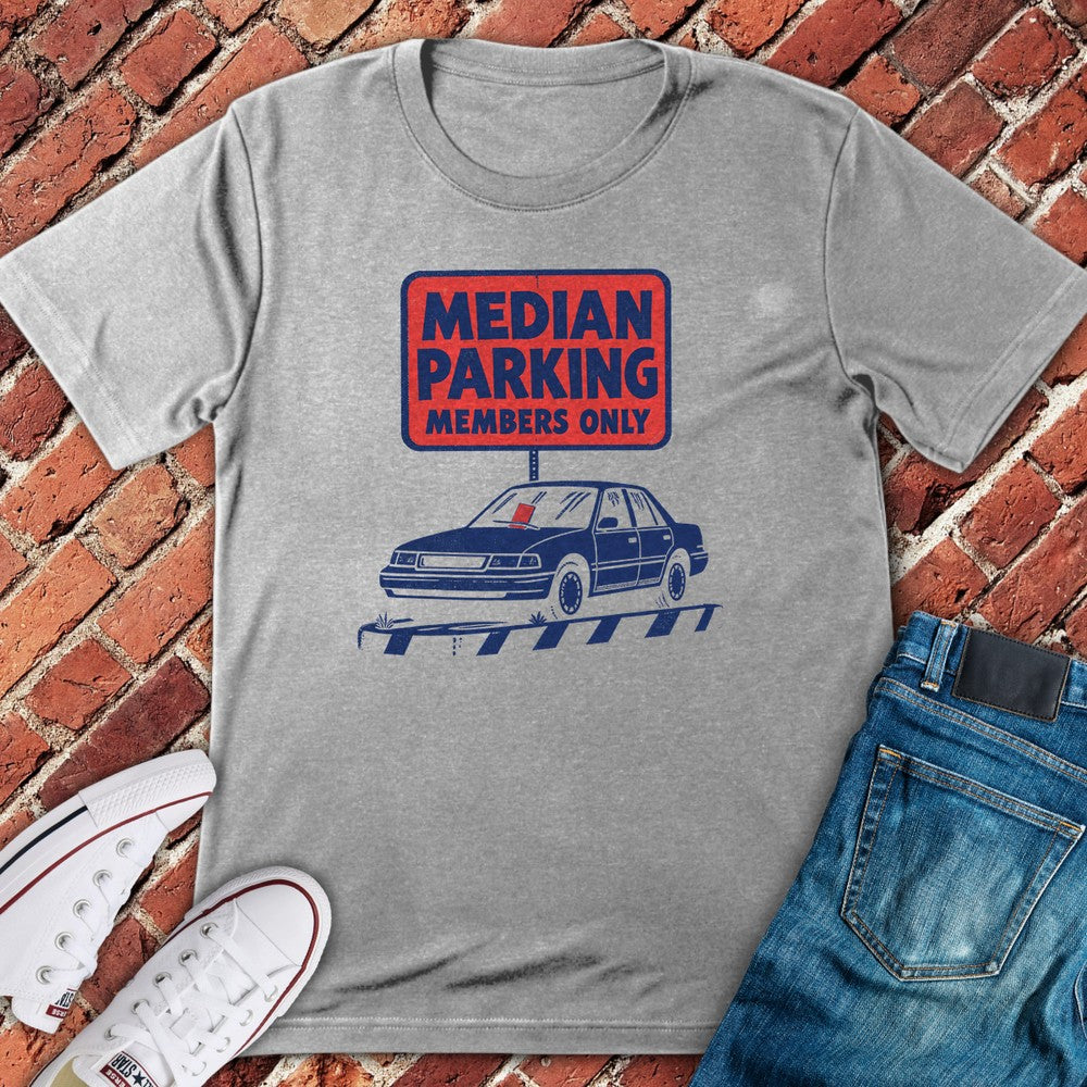 Median Parking T-Shirt - Sport Grey