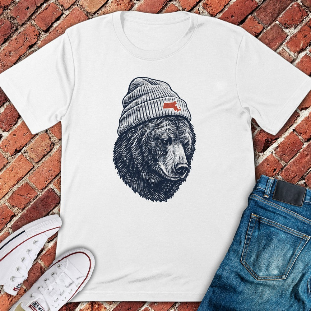 Beanie Bruin T-Shirt - White