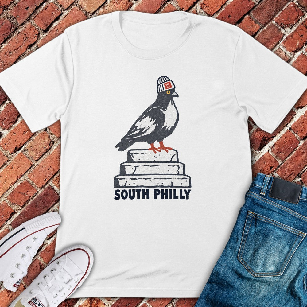 Stoop Pigeon T-Shirt - White