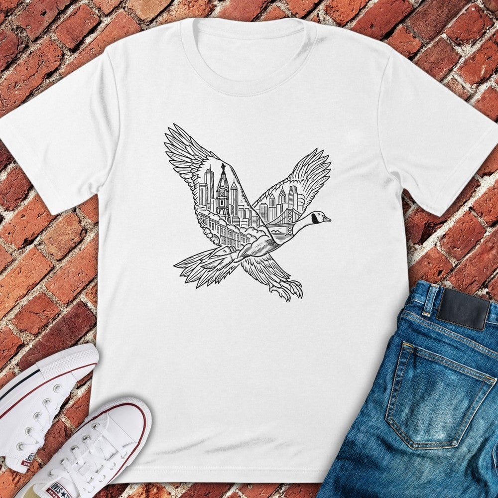 Skyline Goose T-Shirt - White