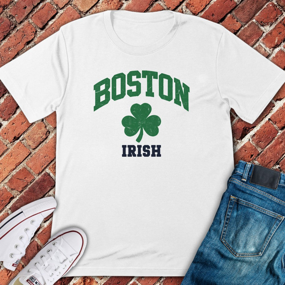 Boston Shamrock T-Shirt - White