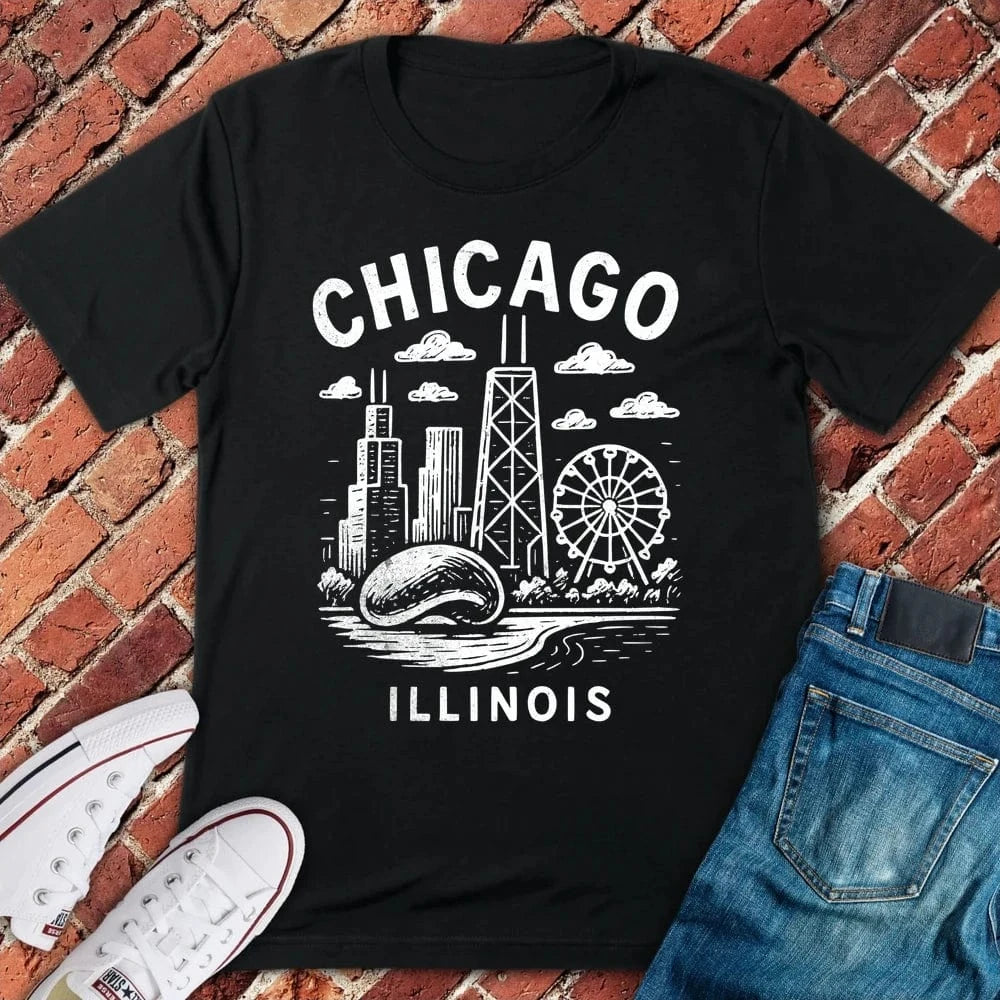 Chicago City Landscape T-Shirt