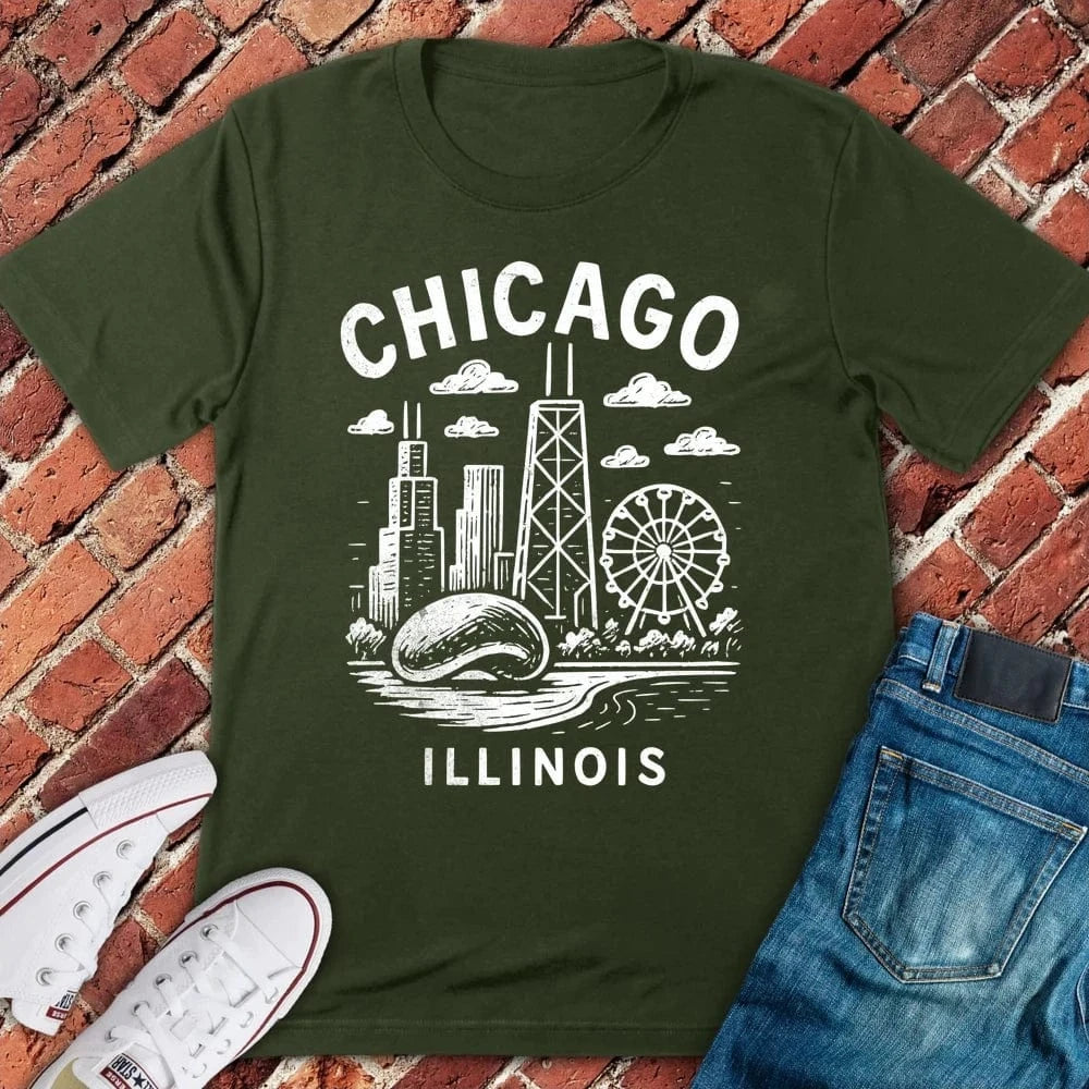 Chicago City Landscape T-Shirt