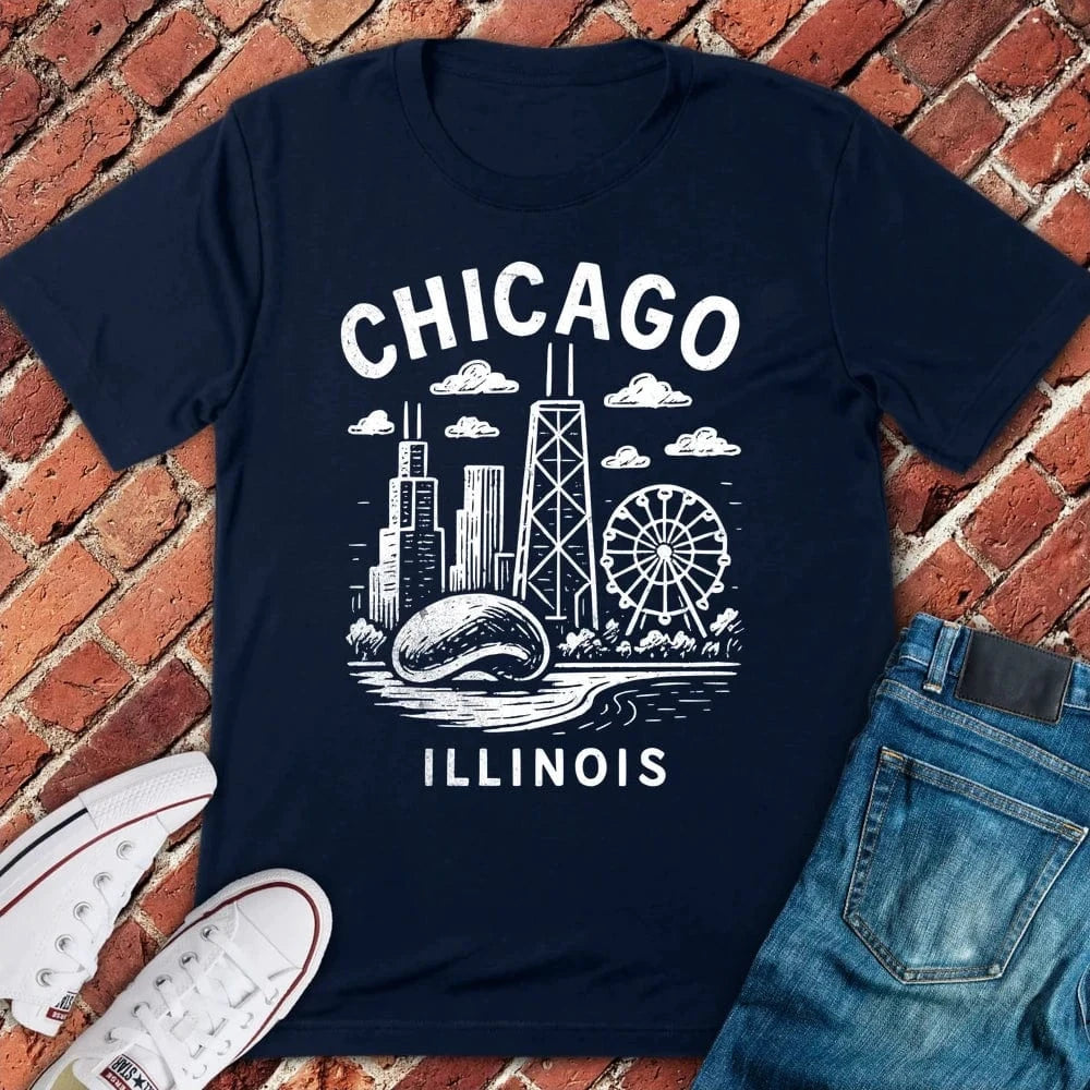 Chicago City Landscape T-Shirt