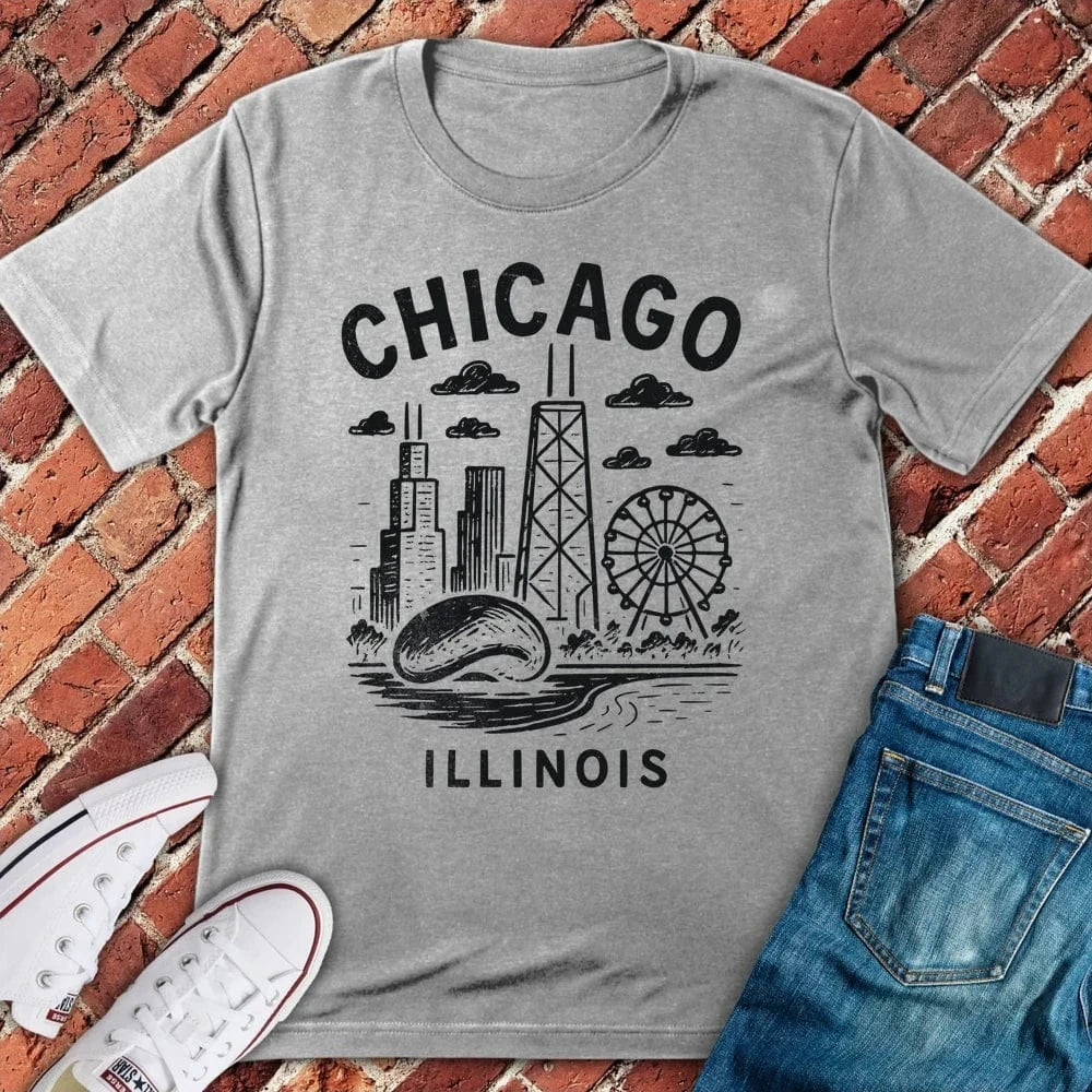 Chicago City Landscape T-Shirt