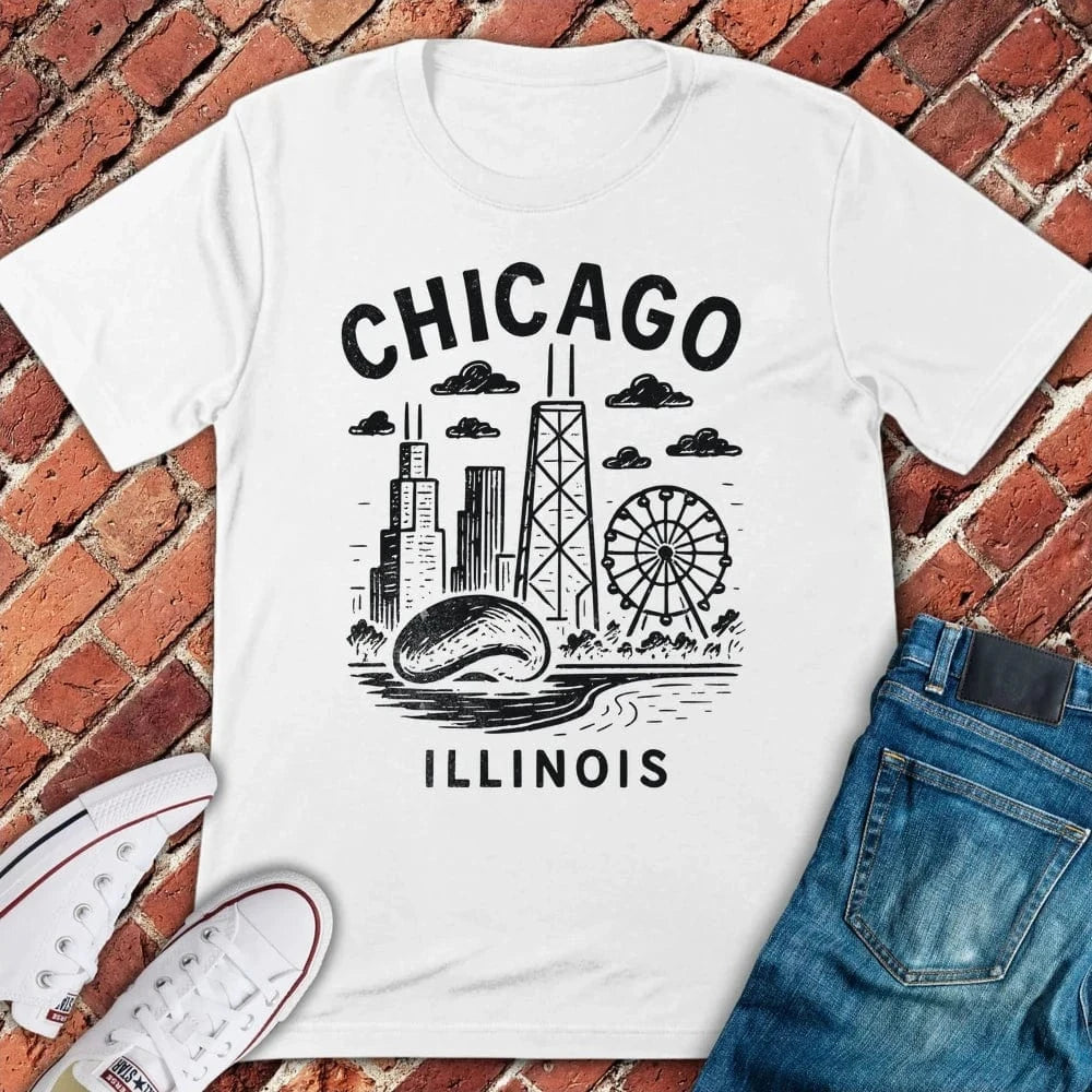 Chicago City Landscape T-Shirt