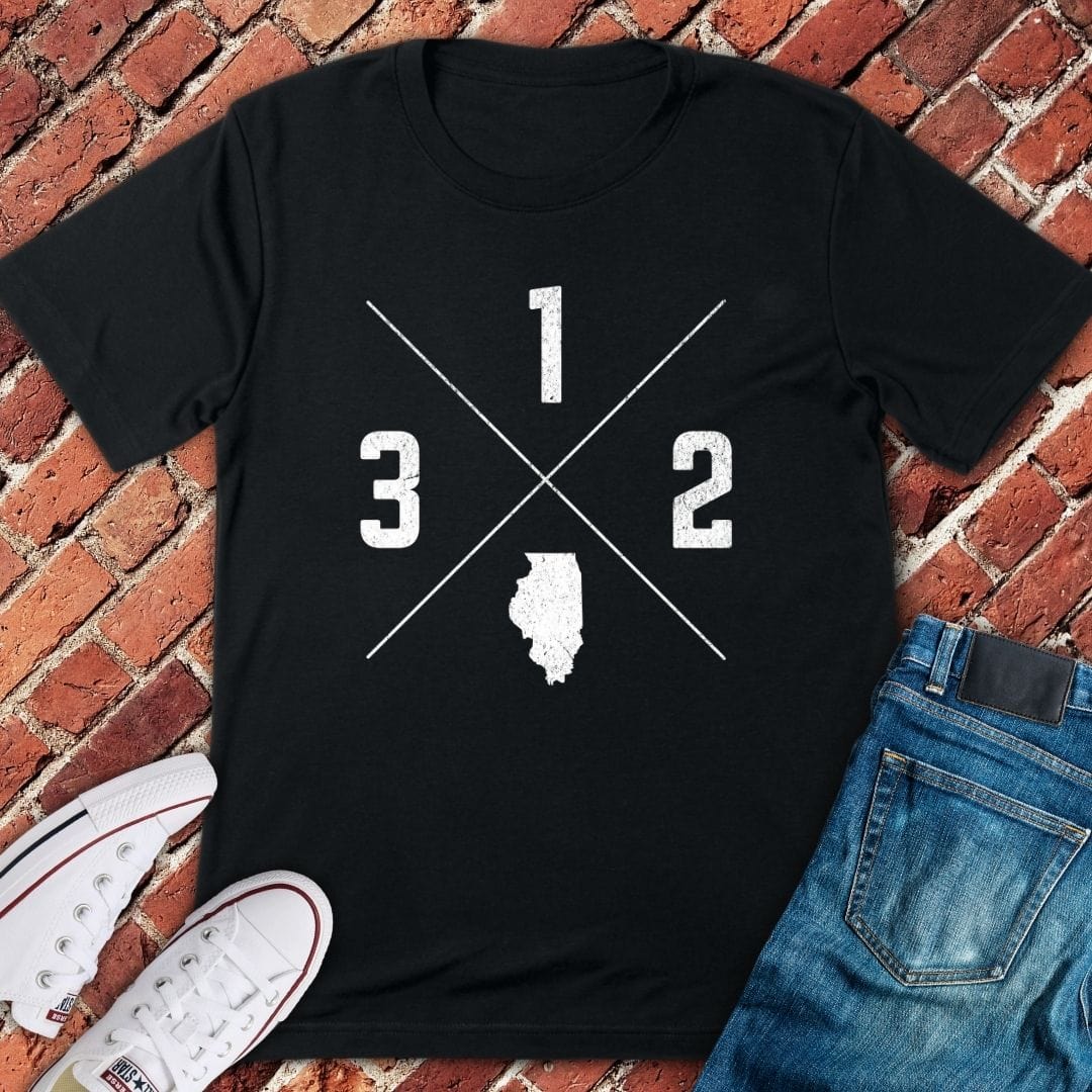Area Code Cross T-Shirt