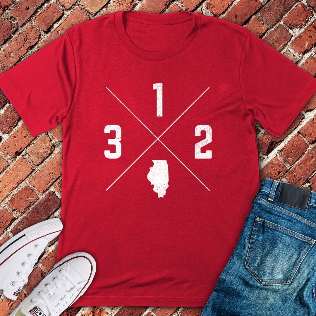 Area Code Cross T-Shirt