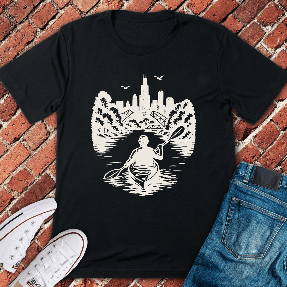 Paddle The River T-Shirt - Black