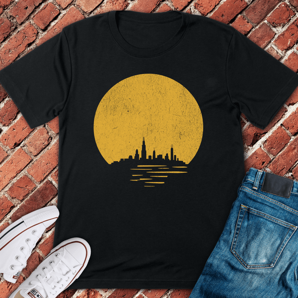 Chicago Sundown T-Shirt - Black