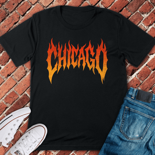 Blazing Chicago T-Shirt - Black