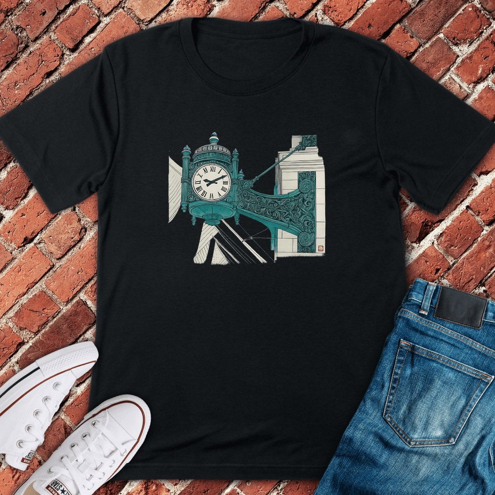 Marshall Clock T-Shirt - Black