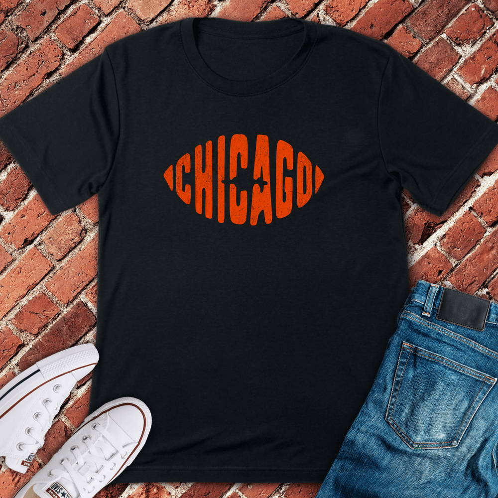 Football Stitch T-Shirt - Black