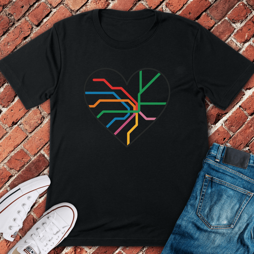 Heart of Transit T-Shirt - Black
