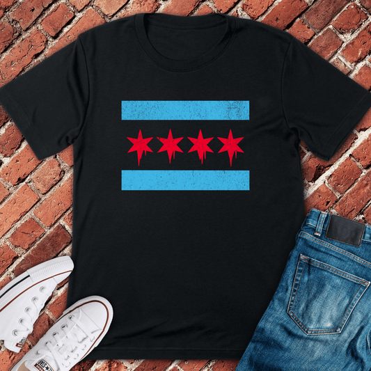 Stars and Stripes T-Shirt - Black
