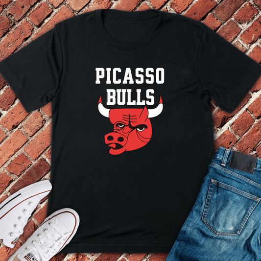 Picasso Bulls T-Shirt - Black