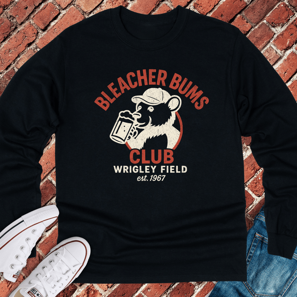 Bleacher Bums Club Long Sleeve - Black