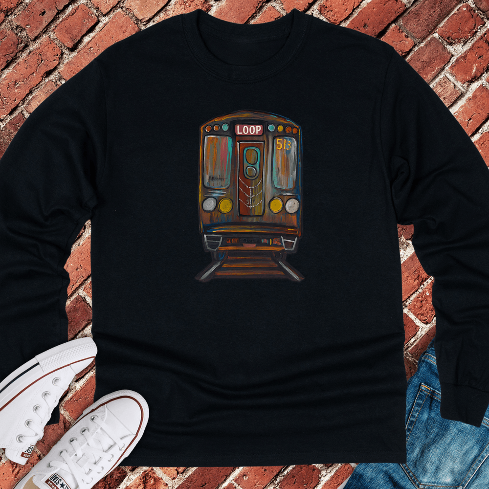 Loop Train Long Sleeve - Black