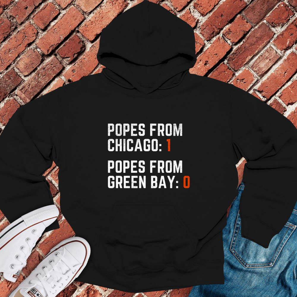 Popes From Chicago Hoodie - Black