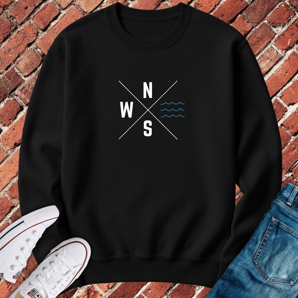 Lake Always East Crewneck - Black