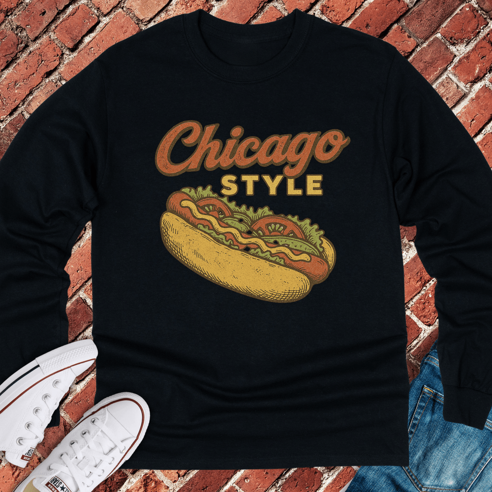 Chicago Style Long Sleeve - Black