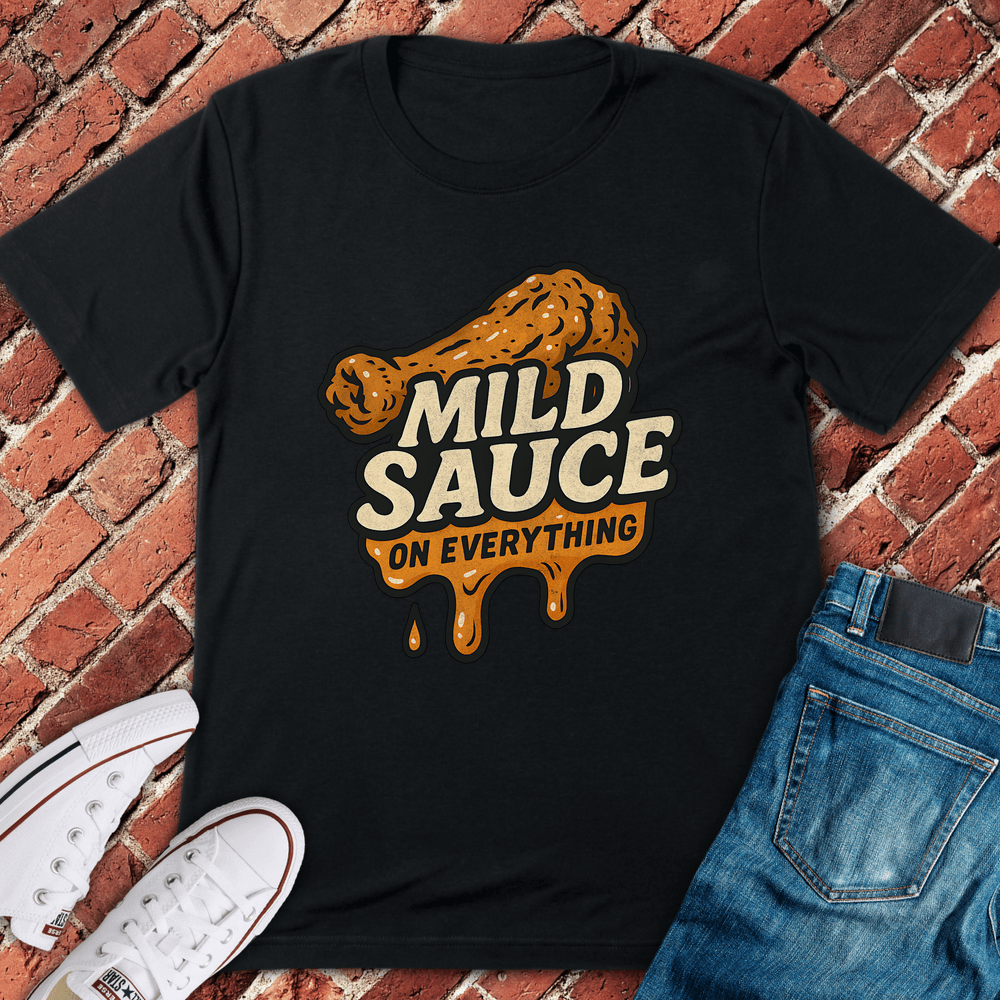 Mild Sauce Drip T-Shirt - Black