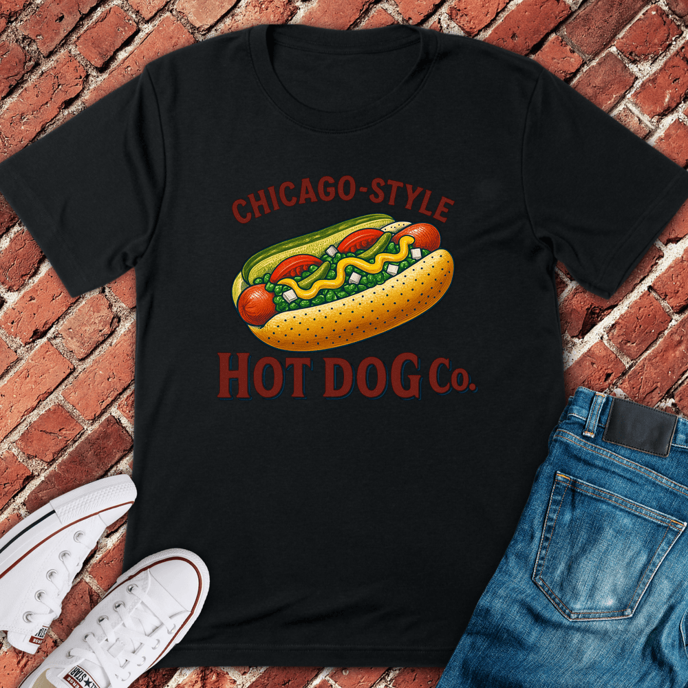 Hot Dog Iconic T-Shirt - Black