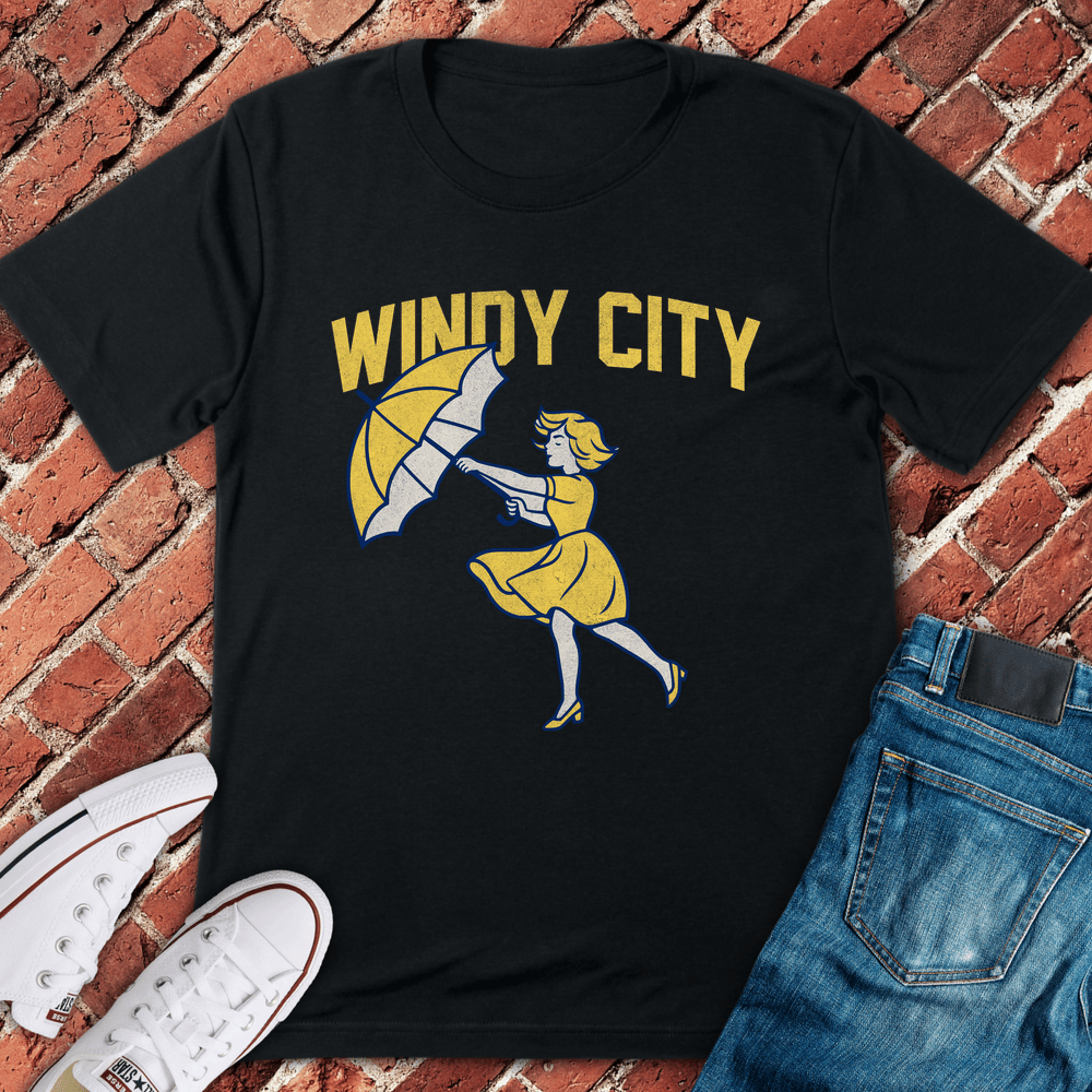 Morton Windy City T-Shirt - Black