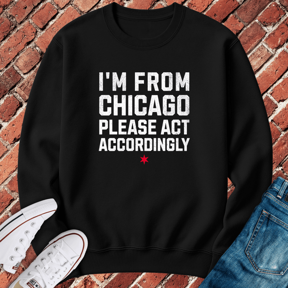 Act Accordingly Crewneck - Black