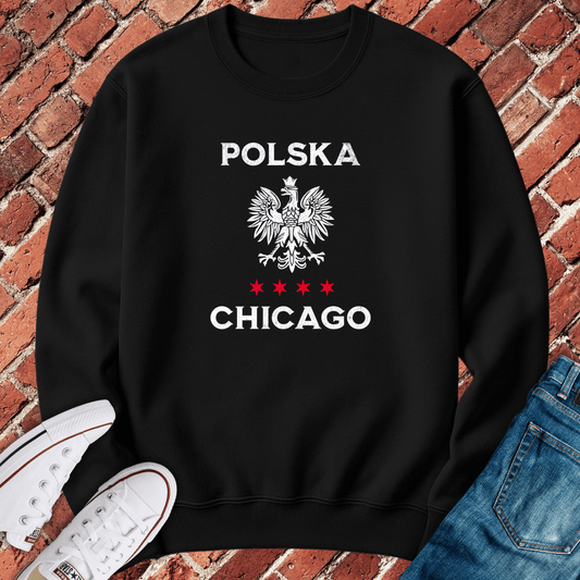 Polska Chi Crewneck - Black