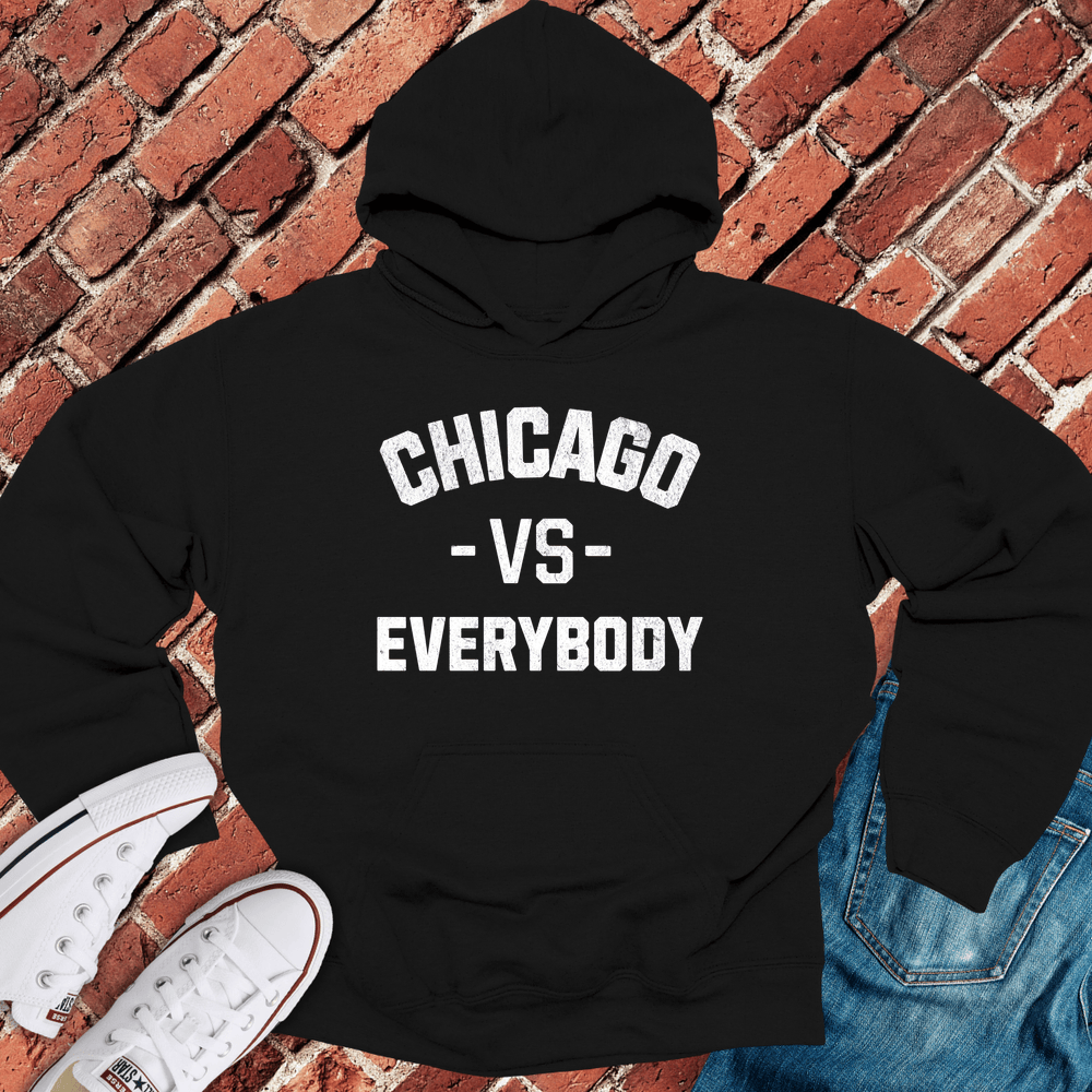 Chicago Vs Everybody Hoodie - Black