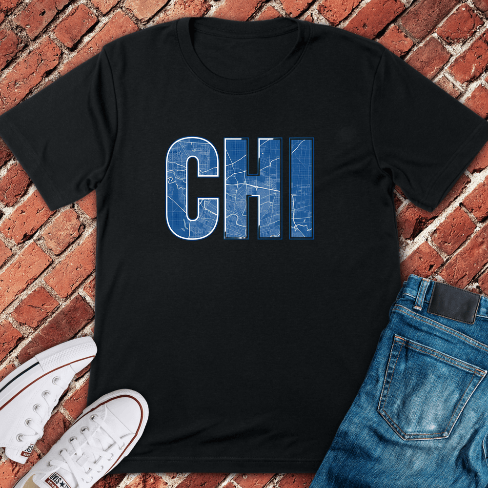 Big Bold CHI T-Shirt - Black