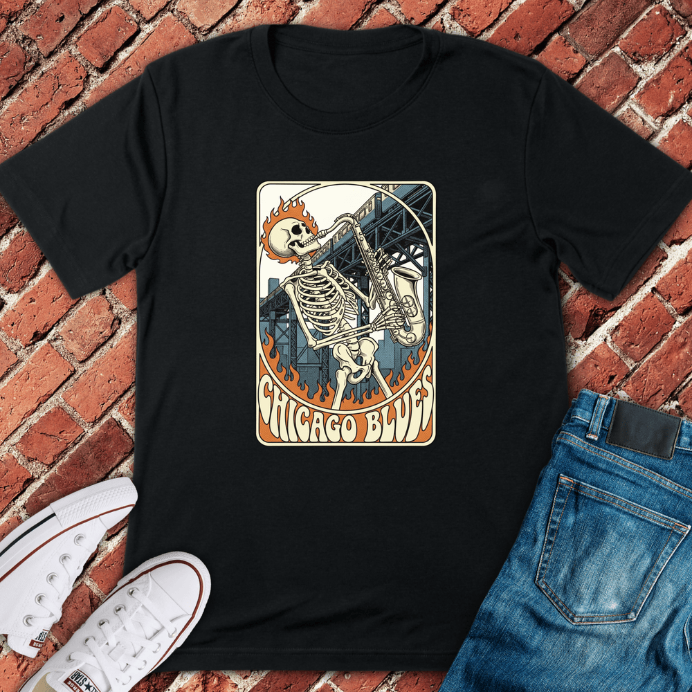 Chicago Blues T-Shirt - Black