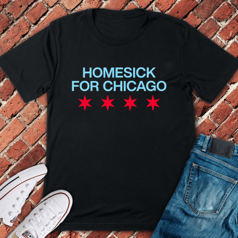 Homesick Chicago T-Shirt - Black